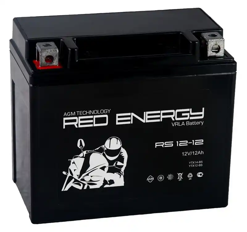 RS СТ-12-12 12V12 А/ч п.п. Red Energy [д150ш87в130/180А]